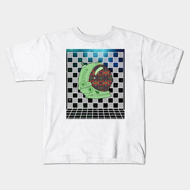 Spacehead Kids T-Shirt by Terran Textures 